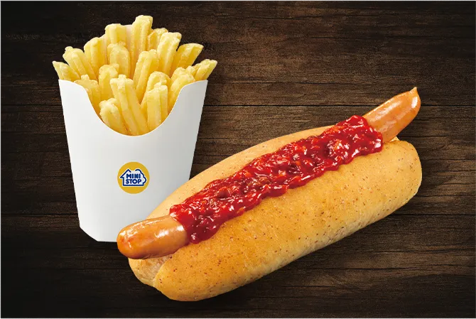 サルサドッグＸポテトセットの画像