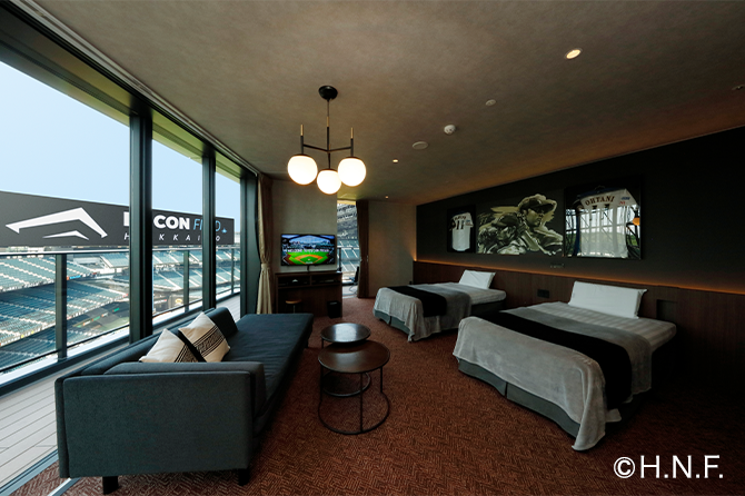 エスコンフィールド HOKKAIDO tower eleven hotel DARVISH & OHTANI suiteの画像