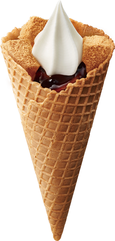 黒糖きな粉もちソフトの画像