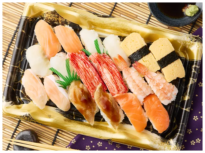 得々にぎり寿司 12貫の画像