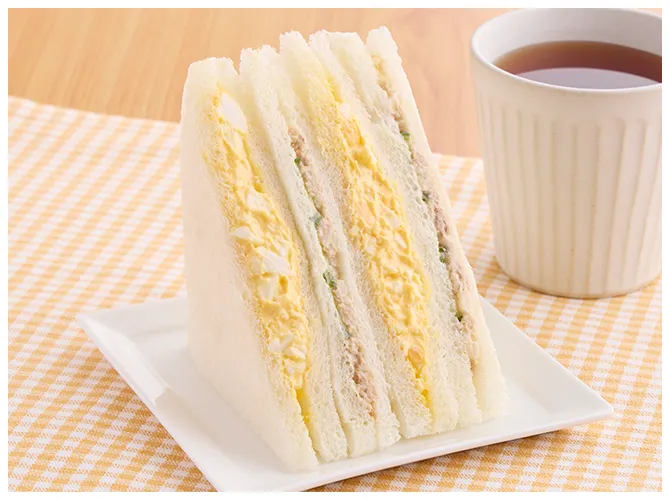 ツナたまごサンドの画像