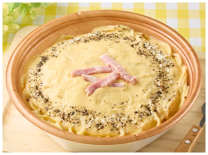 大盛 たまごのコク!カルボナーラの画像