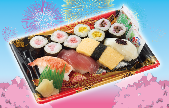 ゴーゴーゴー！4色彩り寿司のイメージ画像