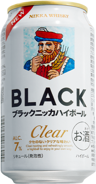 ブラックニッカクリアハイボール缶の画像