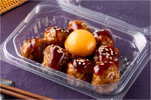 まんまる月見鶏つくねの画像