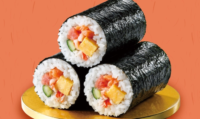 海鮮恵方巻 3本セット(ショートサイズ)の画像