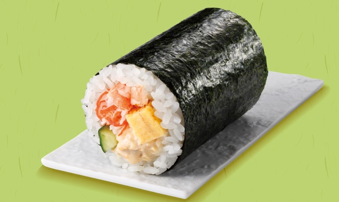 サラダ恵方巻(ショートサイズ)の画像
