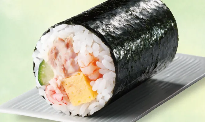 サラダ恵方巻の画像