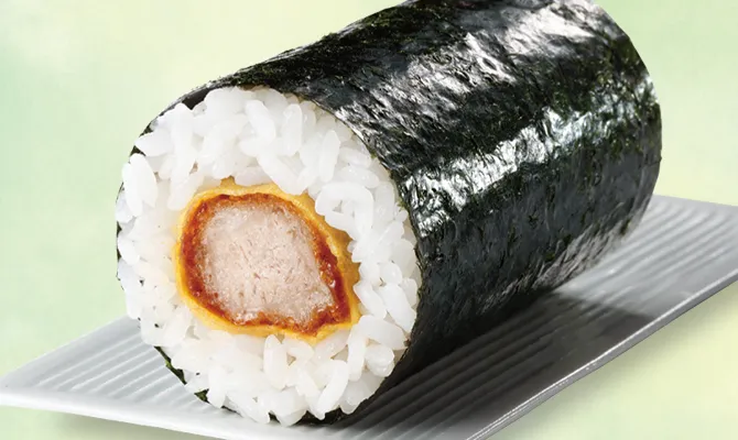 ヒレカツ恵方巻の画像