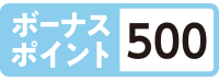 500ボーナスポイント