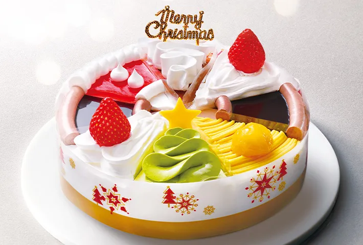 クリスマス ショートケーキ詰合せ 6号の画像