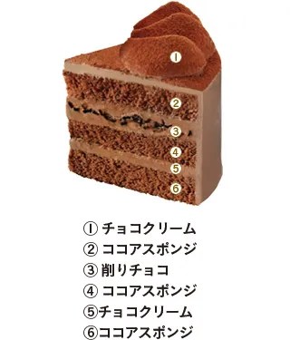 クリスマス 生チョコケーキ 4号の詳細