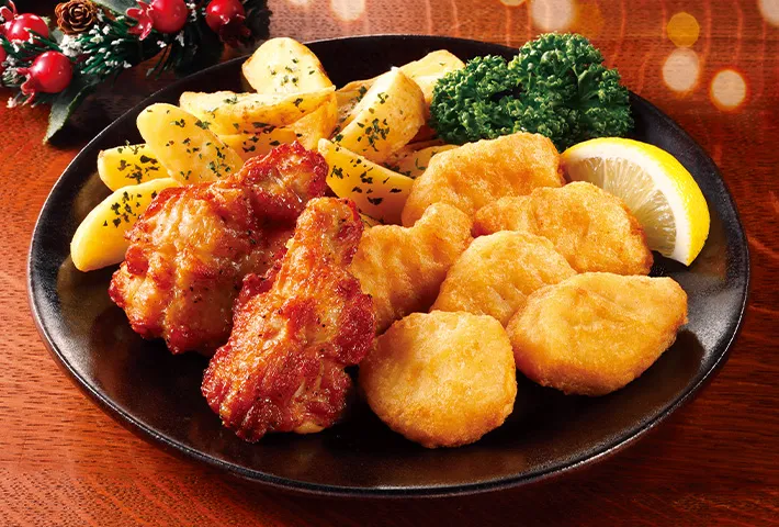 ポテナゲチキンプレートの画像