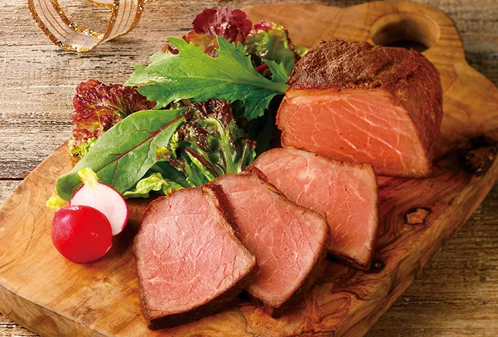 直火焼ローストビーフの画像