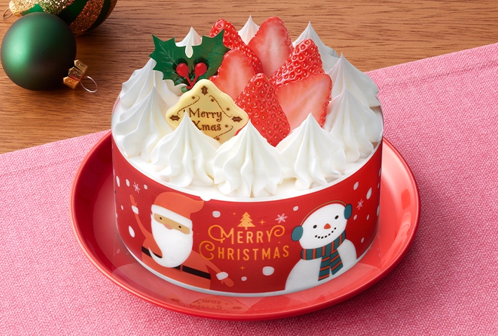 クリスマス 生ケーキ 4号の画像