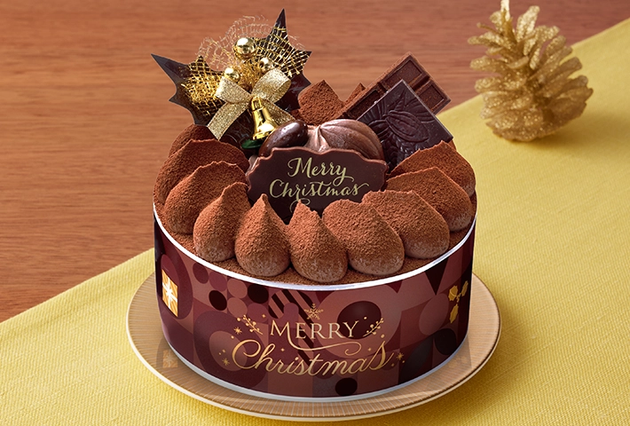 クリスマス 生チョコケーキ 4号の画像