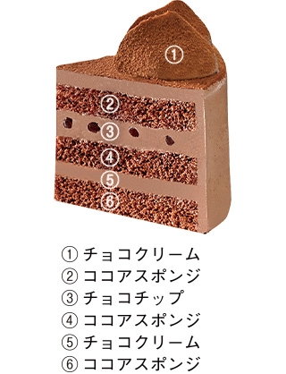 クリスマス 生チョコケーキ 4号の詳細