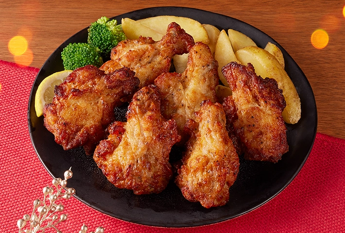 炙りチキンポテトセットの画像