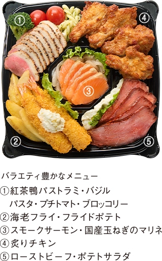 クリスマスオードブルの画像