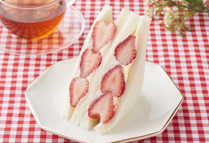 いちごサンドの画像