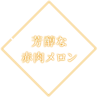 芳醇な赤肉メロン