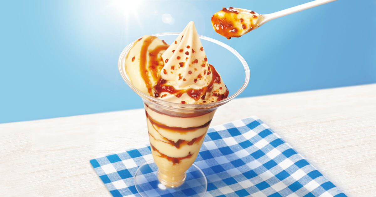 夏プリンパフェ ミニストップのパフェ ミニストップ