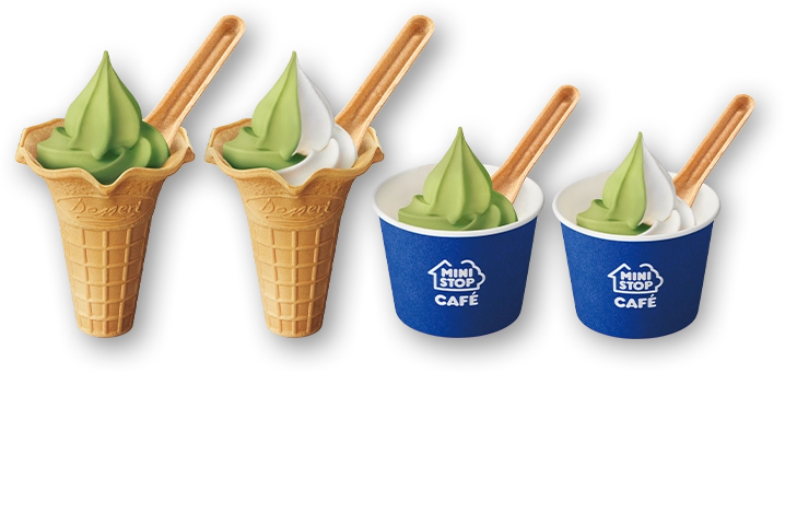 抹茶ラテソフト各種 本体価格 各350円(税込378.00円)